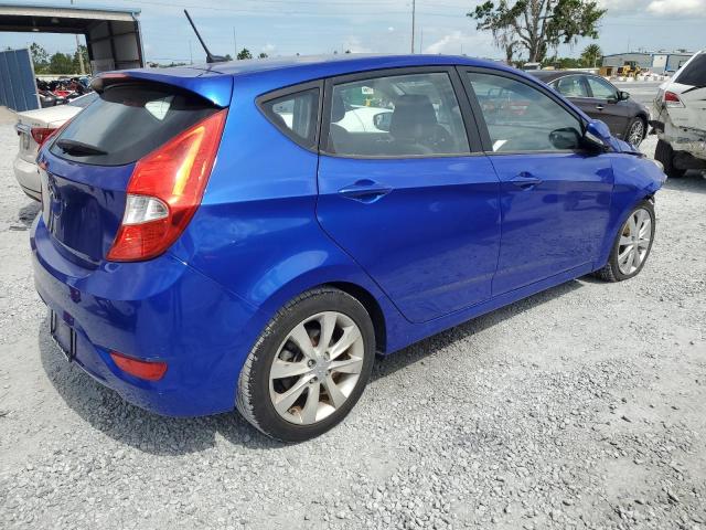 KMHCU5AE2DU064852 - 2013 HYUNDAI ACCENT GLS BLUE photo 3