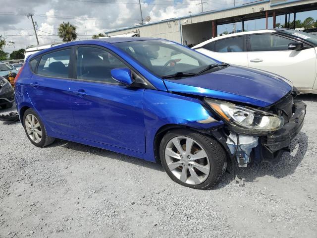 KMHCU5AE2DU064852 - 2013 HYUNDAI ACCENT GLS BLUE photo 4