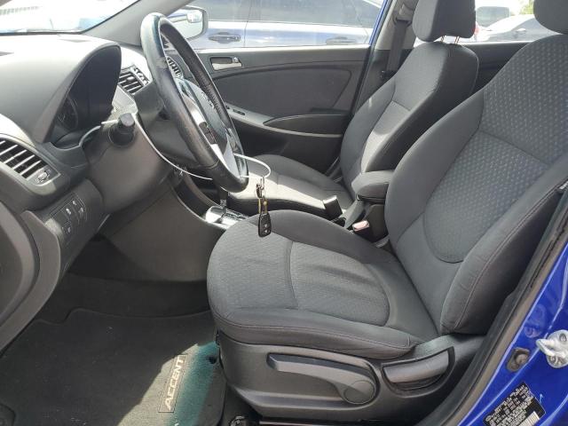 KMHCU5AE2DU064852 - 2013 HYUNDAI ACCENT GLS BLUE photo 7