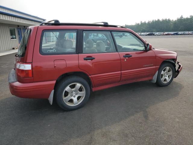 JF1SF65642H729121 - 2002 SUBARU FORESTER S წითელი ფოტო 3