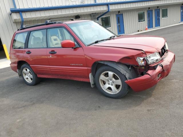 JF1SF65642H729121 - 2002 SUBARU FORESTER S წითელი ფოტო 4
