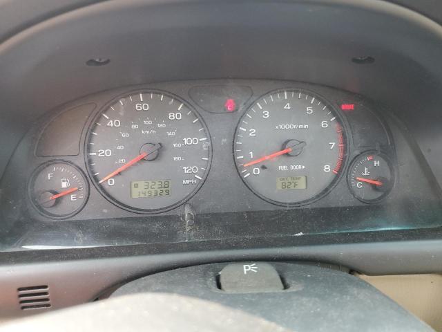 JF1SF65642H729121 - 2002 SUBARU FORESTER S წითელი ფოტო 9