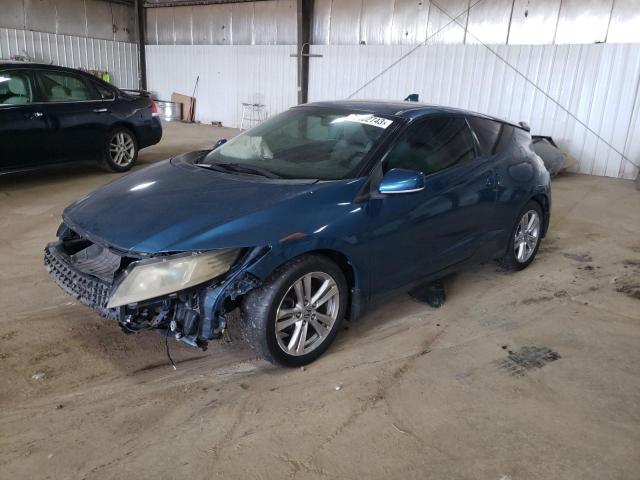 JHMZF1D6XBS000524 - 2011 HONDA CR-Z EX BLUE photo 1