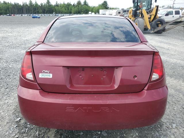 1G8AJ55FX6Z202578 - 2006 SATURN ION LEVEL 2 RED photo 6