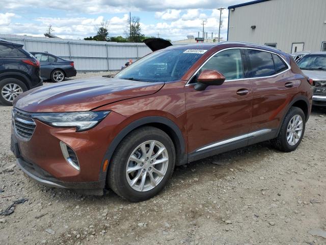 LRBFZMR45MD150146 - 2021 BUICK ENVISION PREFERRED BROWN photo 1