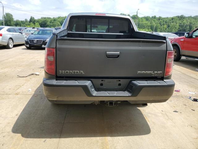 2HJYK16459H500205 - 2009 HONDA RIDGELINE RTS GRAY photo 6