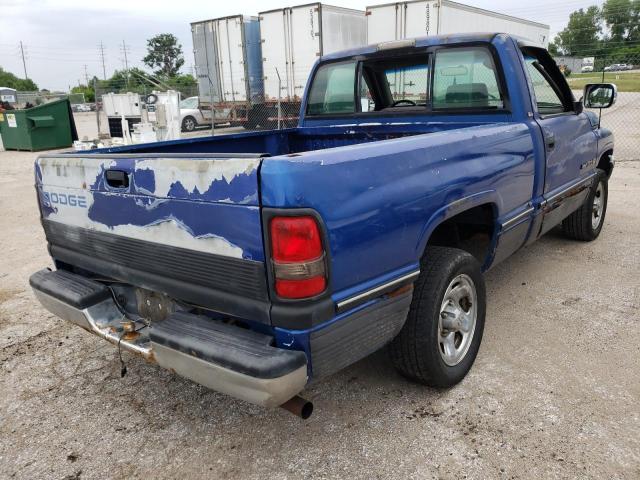 3B7HC16Y8RM547945 - 1994 DODGE RAM 1500 BLUE photo 4