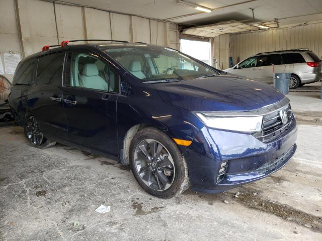 5FNRL6H91NB043727 - 2022 HONDA ODYSSEY ELITE أزرق صورة 4