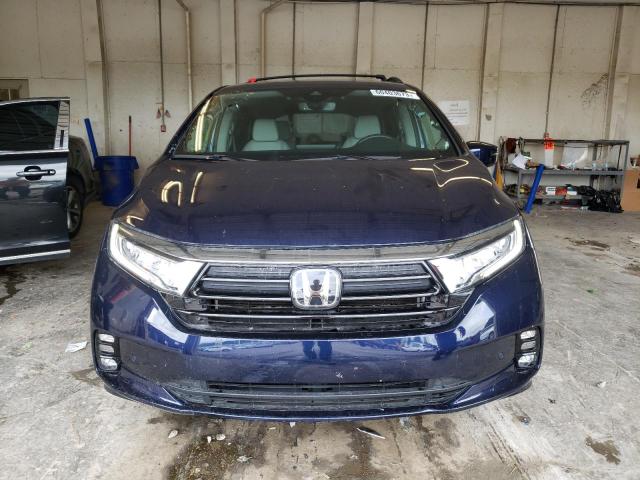 5FNRL6H91NB043727 - 2022 HONDA ODYSSEY ELITE أزرق صورة 5