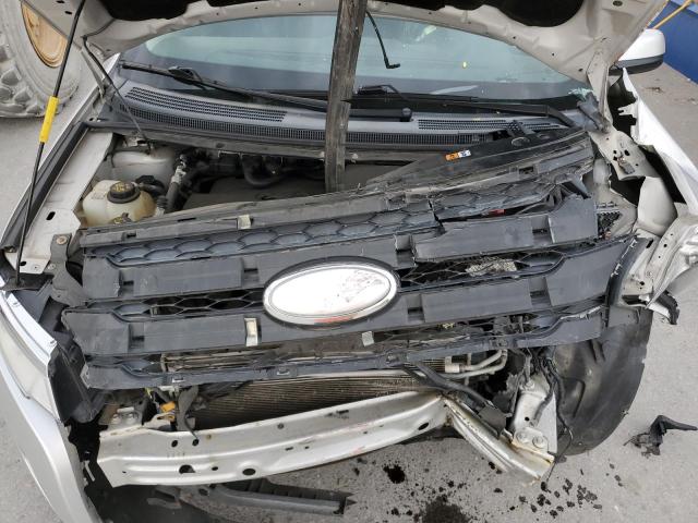 2FMDK3JC5EBA03578 - 2014 FORD EDGE SEL ვერცხლისფერი ფოტო 12