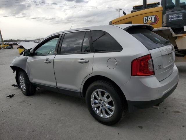 2FMDK3JC5EBA03578 - 2014 FORD EDGE SEL ვერცხლისფერი ფოტო 2