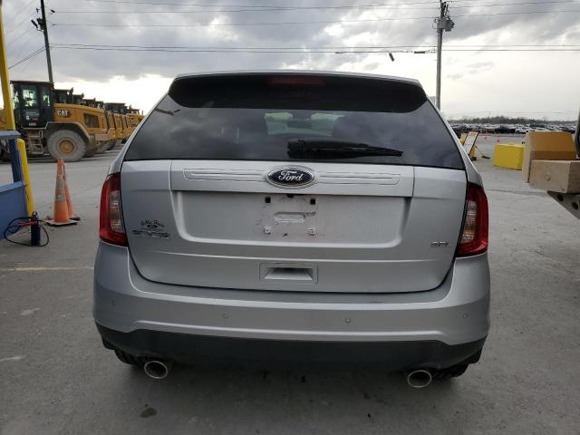 2FMDK3JC5EBA03578 - 2014 FORD EDGE SEL ვერცხლისფერი ფოტო 6