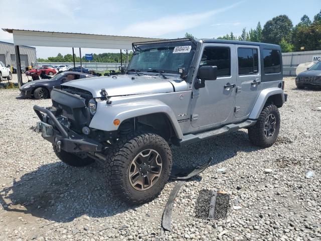 1C4BJWEG0GL311483 - 2016 JEEP WRANGLER U SAHARA SILVER photo 1