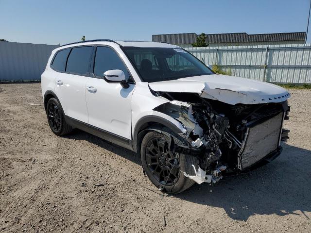 5XYP3DHC7MG128599 - 2021 KIA TELLURIDE EX WHITE photo 4