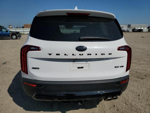 5XYP3DHC7MG128599 - 2021 KIA TELLURIDE EX WHITE photo 6