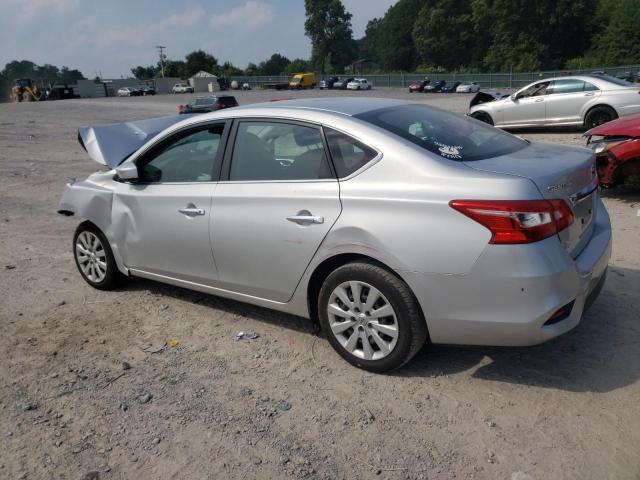 3N1AB7AP3KY264893 - 2019 NISSAN SENTRA S SILVER photo 2