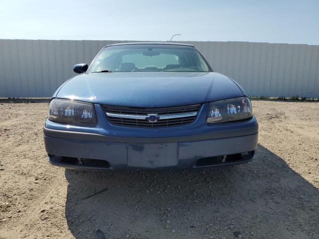 2G1WF52E149376788 - 2004 CHEVROLET IMPALA BLUE photo 5