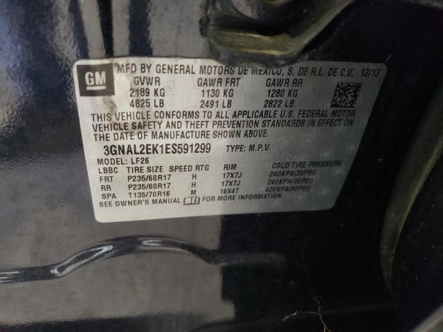 3GNAL2EK1ES591299 - 2014 CHEVROLET CAPTIVA LS 黑色 照片 13