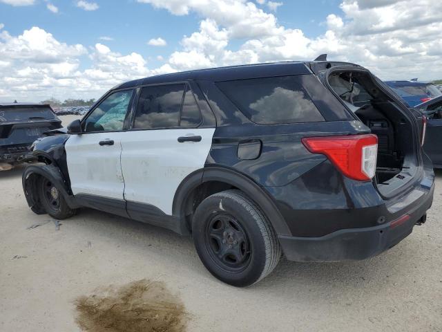 1FM5K8AB9MGB46937 - 2021 FORD EXPLORER POLICE INTERCEPTOR 双色 照片 2