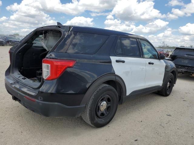 1FM5K8AB9MGB46937 - 2021 FORD EXPLORER POLICE INTERCEPTOR 双色 照片 3