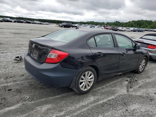19XFB2F9XCE306737 - 2012 HONDA CIVIC EXL BLACK photo 3