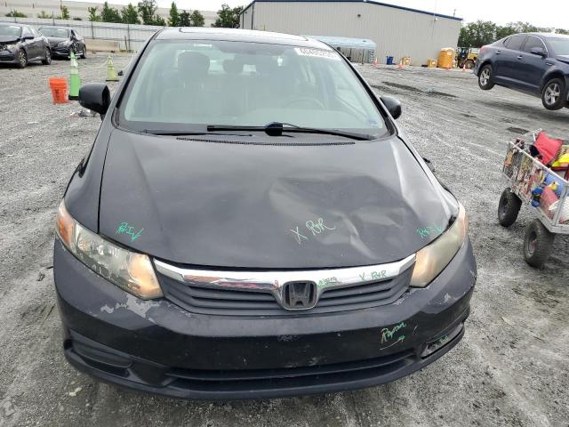 19XFB2F9XCE306737 - 2012 HONDA CIVIC EXL BLACK photo 5
