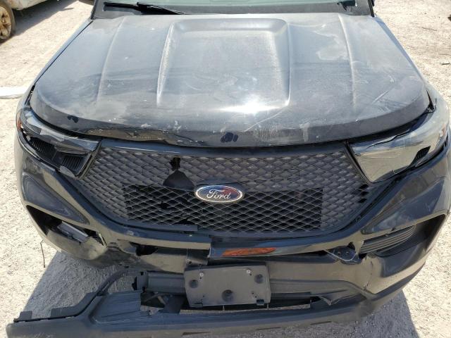 1FM5K8AB0MGA43289 - 2021 FORD EXPLORER POLICE INTERCEPTOR 双色 照片 12
