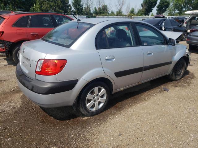 KNADE123776290161 - 2007 KIA RIO BASE SILVER photo 3