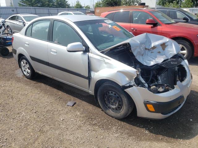 KNADE123776290161 - 2007 KIA RIO BASE SILVER photo 4