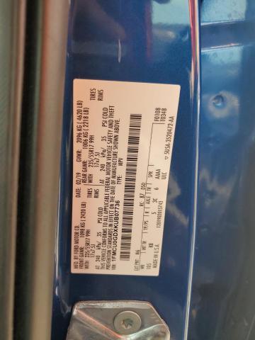 1FMCU0GDXKUB07736 - 2019 FORD ESCAPE SE Mavi fotoğraf 13