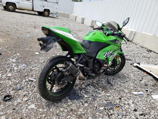 JKAEXMJ199DA39138 - 2009 KAWASAKI EX250 J GREEN photo 3