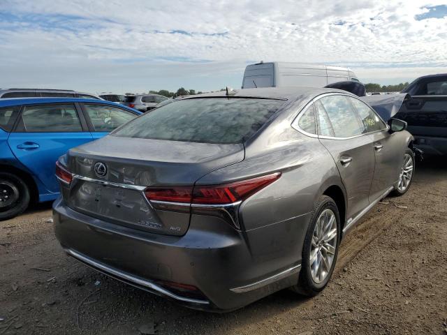 JTHCY1FF5K5001480 - 2019 LEXUS LS 500H GRAY photo 4