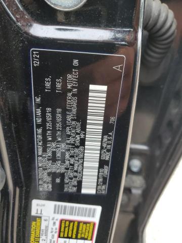 5TDCZRBH7NS180589 - 2022 TOYOTA HIGHLANDER L BLACK photo 14