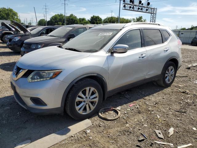 KNMAT2MV1FP507275 - 2015 NISSAN ROGUE S SILVER photo 1