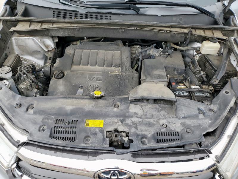 5TDKKRFH3FS065645 - 2015 TOYOTA HIGHLANDER XLE 银色 照片 11