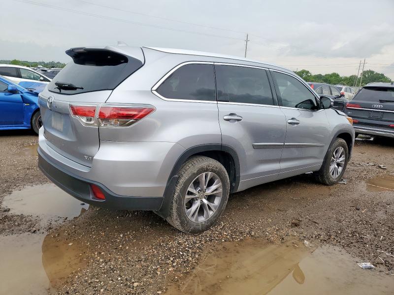 5TDKKRFH3FS065645 - 2015 TOYOTA HIGHLANDER XLE 银色 照片 3