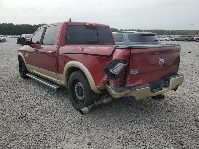 1C6RR6PT1ES101681 - 2014 RAM 1500 LONGHORN BURGUNDY photo 2