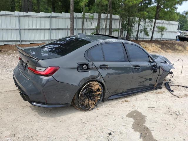 WBS33AY05NFM64655 - 2022 BMW M3 COMPETITION ნაცრისფერი ფოტო 3