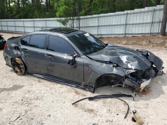 WBS33AY05NFM64655 - 2022 BMW M3 COMPETITION ნაცრისფერი ფოტო 4