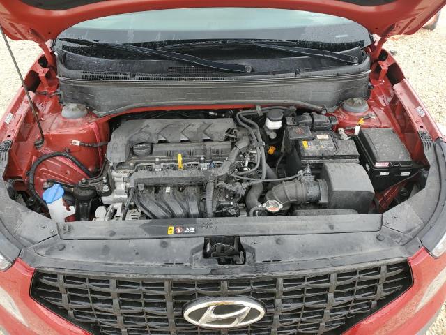 KMHRB8A35MU065333 - 2021 HYUNDAI VENUE SE RED photo 12