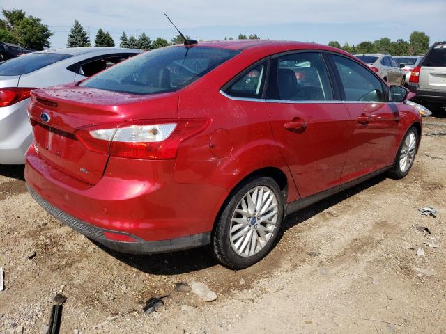 1FAHP3H2XCL472270 - 2012 FORD FOCUS SEL RED photo 3