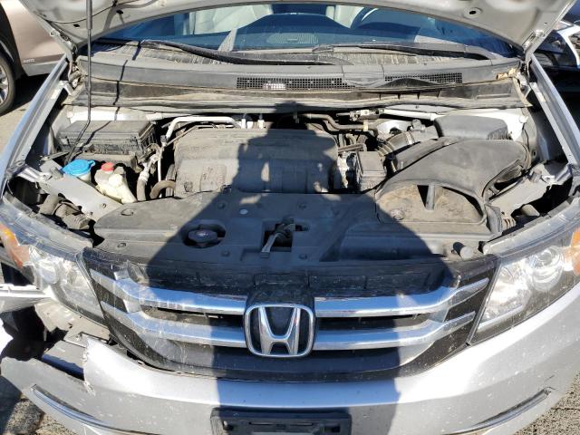 5FNRL5H68EB020798 - 2014 HONDA ODYSSEY EXL SILVER photo 12