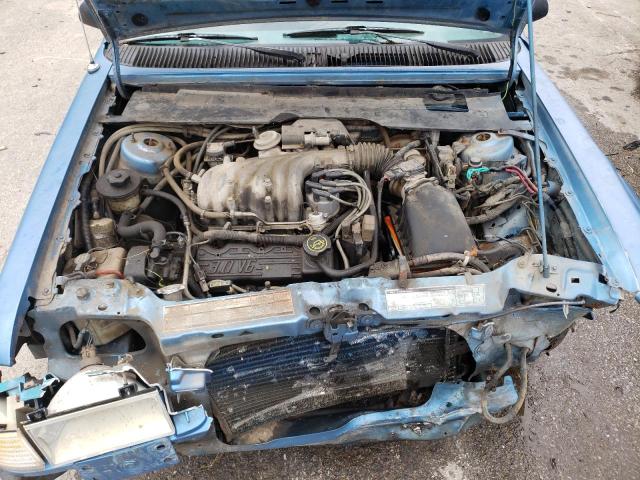 1FAPP36UXNK141620 - 1992 FORD TEMPO GL BLUE photo 11