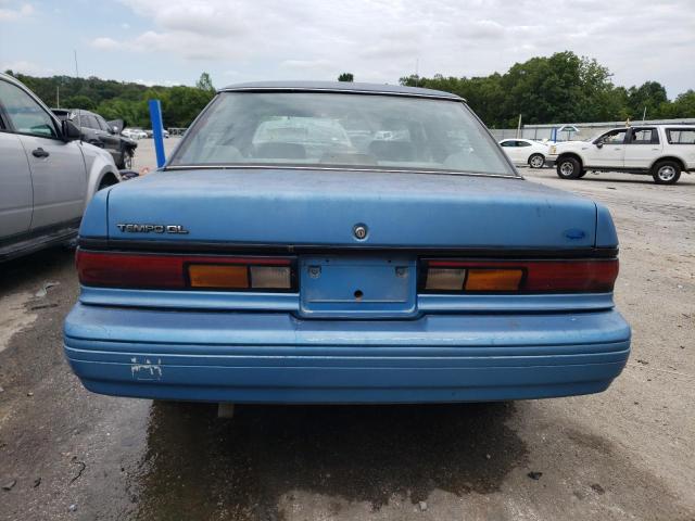 1FAPP36UXNK141620 - 1992 FORD TEMPO GL BLUE photo 6