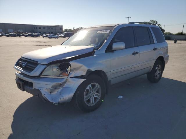 5FNYF18435B017303 - 2005 HONDA PILOT EX SILVER photo 1