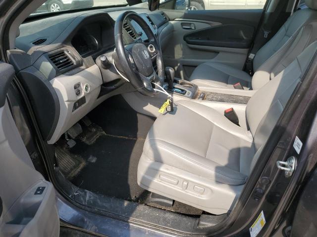 5FNYF5H55KB003155 - 2019 HONDA PILOT EXL GRAY photo 7