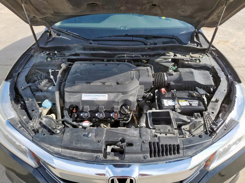 1HGCR3F99GA012308 - 2016 HONDA ACCORD TOURING შავი ფოტო 11