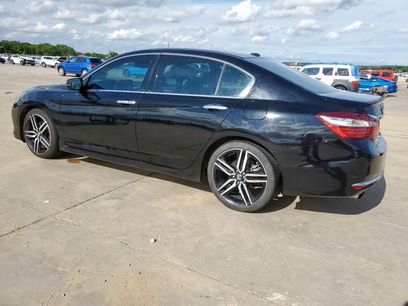 1HGCR3F99GA012308 - 2016 HONDA ACCORD TOURING შავი ფოტო 2