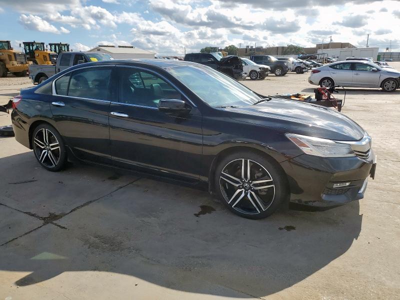 1HGCR3F99GA012308 - 2016 HONDA ACCORD TOURING შავი ფოტო 4