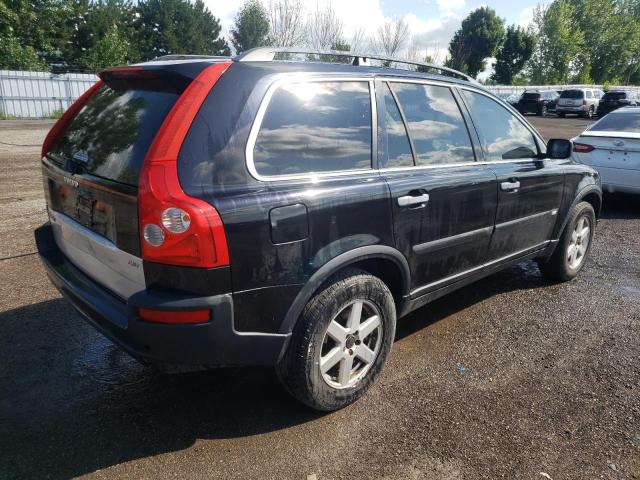 YV1CZ59H241108607 - 2004 VOLVO XC90 BLACK photo 3